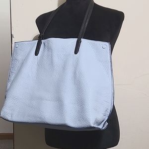Etienne Aigner Baby Blue Leather Tote/Shoulder Bag